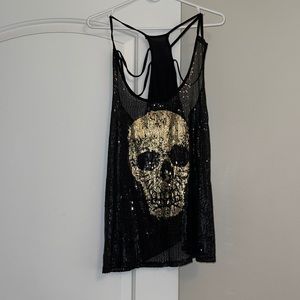 Sparkle skull tank